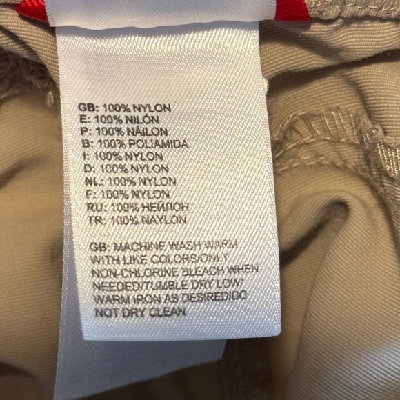 The North Face Pants Men XL Tan Convertible Cargo Hiking Belted Outdoor Gorpcore - Picture 10 of 10